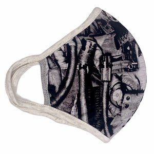 PW, 8Y+/Adult, organic cotton face mask